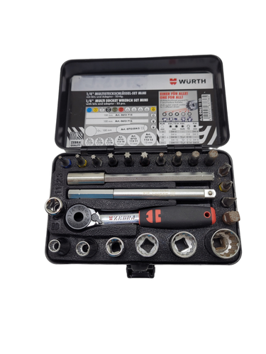 KIT HERRAMIENTAS JUEGO CARRACA WURTH