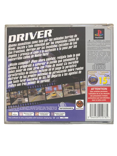 Videojuego SONY PS1 DRIVER  Playstation 1