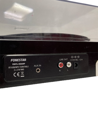 GIRADISCOS HIFI FONESTAR VINYL-22 AMP USB 3