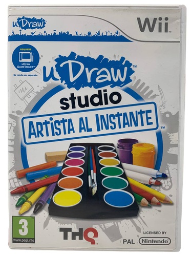 UDRAW STUDIO ARTISTA AL INSTANTE WII