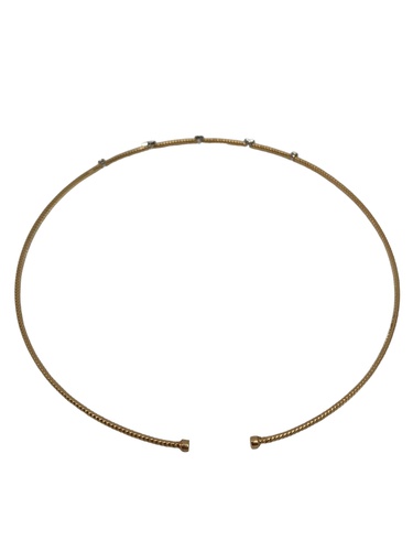 GARGANTILLA TOUS DE ORO 18K CON DIAMANTES T