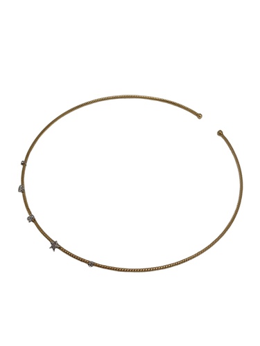 GARGANTILLA TOUS DE ORO 18K CON DIAMANTES T