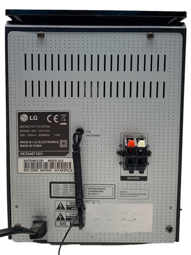 Cadena HIFI LG CM1530 USB 10 W 2 Altavoces 