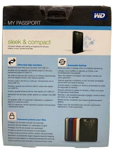 DISCO DURO WD MY PASSPORT 1TB