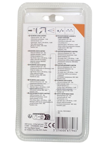 MEDIDOR LASER DEXTER 50M