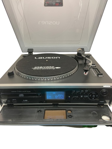 Lauson Cl146 Tocadiscos CD/mp3 con Bluetooth Y Grabación A USB