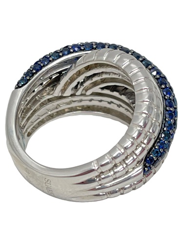 Bisutería SUAREZ ANILLO PLATA CON PIEDRAS