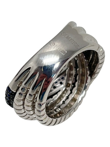Bisutería SUAREZ ANILLO PLATA CON PIEDRAS