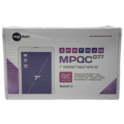 TABLET MPMAN MPQCG77 8GB 3G