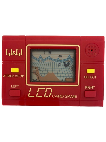 CONSOLA VINTAGE Q&Q LCD CARD GAME FLYING SA