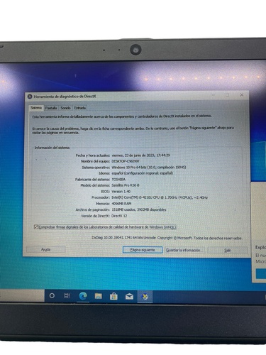 Portátil TOSHIBA SATELLITE PRO R50 B 109 48