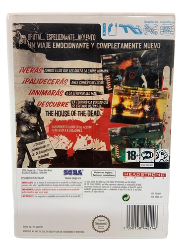 Videojuego NINTENDO WII THE HOUSE OF THE DE