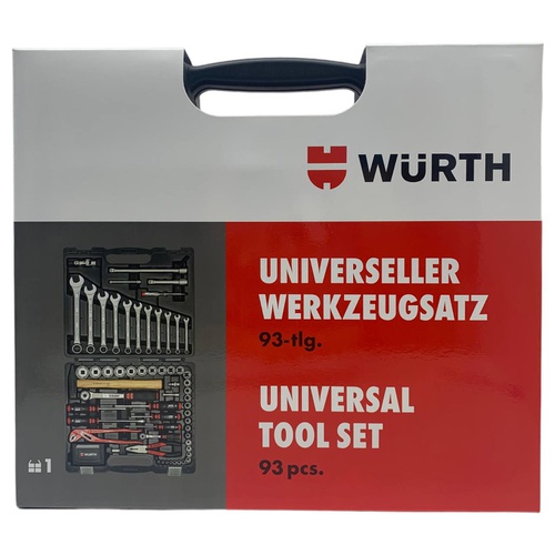 MALETÍN HERRAMIENTAS 93PCS. WURTH ART.0965 