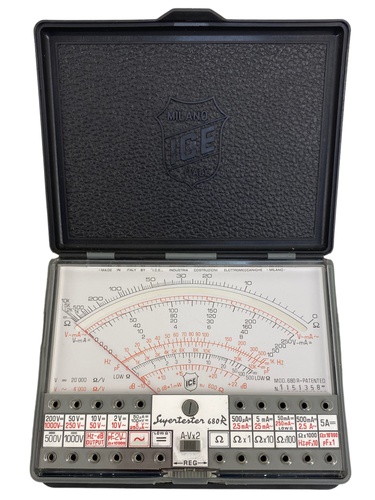 MULTÍMETRO MILANO ICE ITALY SUPERTESTER 680