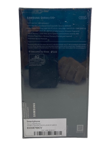 Smartphone SAMSUNG GALAXY S10 PLUS