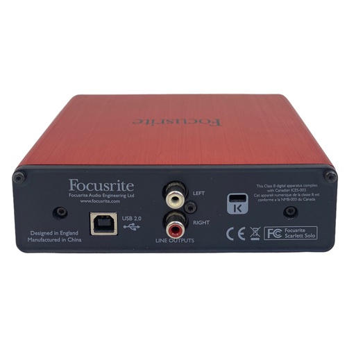 FOCUSRITE SCARLETT SOLO 1ST GEN