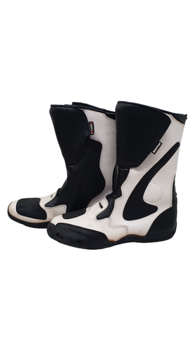 Botas Moto GOYAMOTO BLANCO Y NEGRO Talla 45