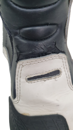 Botas Moto GOYAMOTO BLANCO Y NEGRO Talla 45