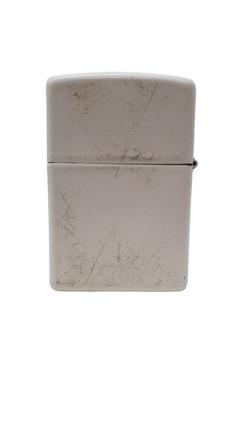 Coleccionismo ZIPPO BLANCO CON CALAVERA DOR