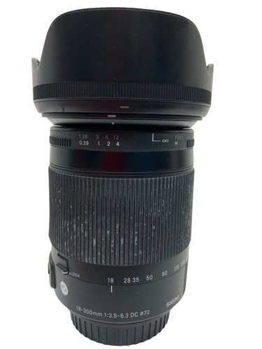 Objetivo SIGMA 18-300 CONTEMPORANY 72 mm 18