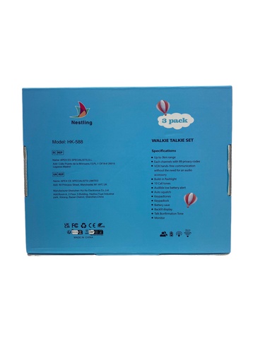Walkie Talkie NESTLING WALKIE TALKIES NIÑOS