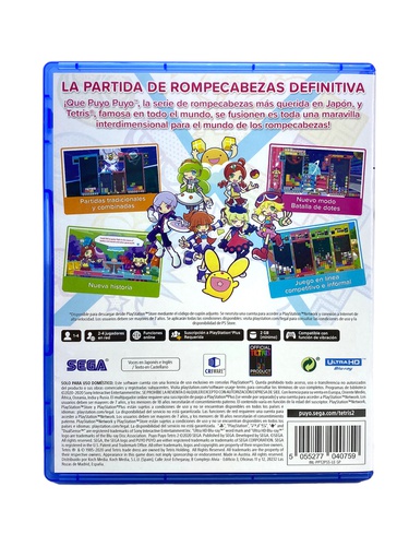 Videojuego SONY PS5 PUYO PUYO TETRIS