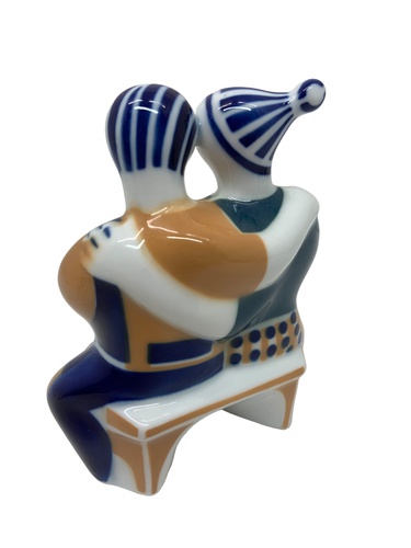 Cerámica SARGADELOS PAREJA LEYENDO LIBRO