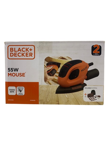 Lijadora Eléctrica BLACK & DECKER MOUSE 55W