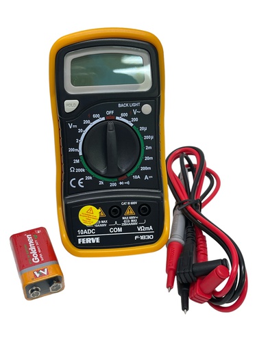 Multímetro FERVE F-1830 Digital