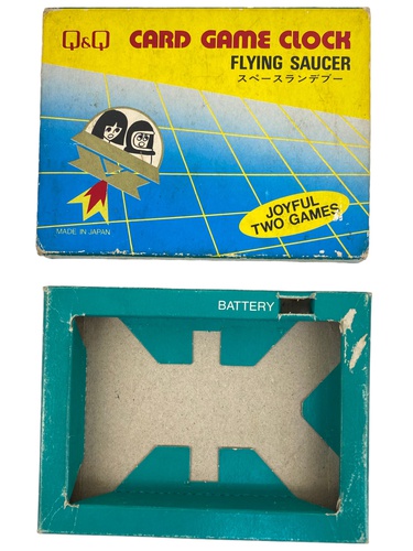 CONSOLA VINTAGE Q&Q LCD CARD GAME FLYING SA