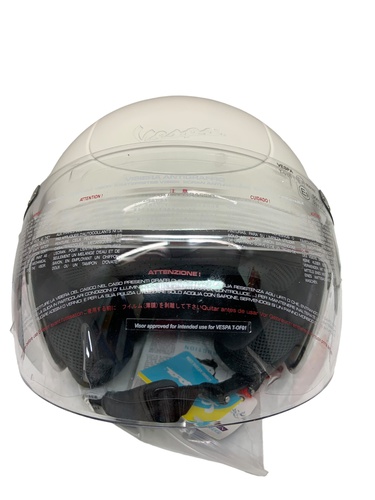 Casco VESPA Jet Automático Con Visera Solar