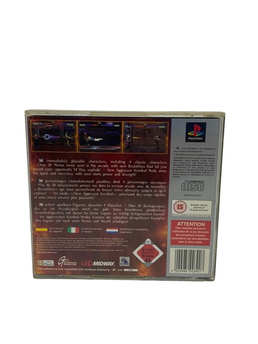 Videojuego SONY PS1 MORTAL KOMBAT TRILOGY