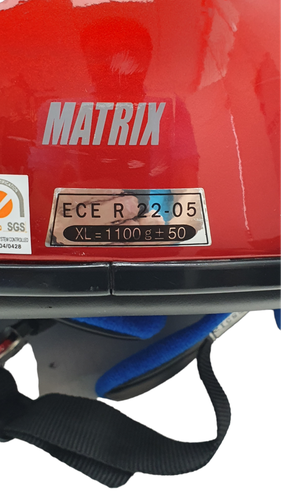 Casco SHIRO MATRIX Jet Clip Con Visera Sola