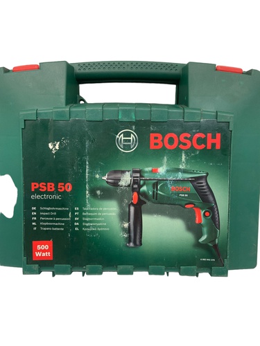 Taladro Eléctrico BOSCH VERDE PSB 50 Percut