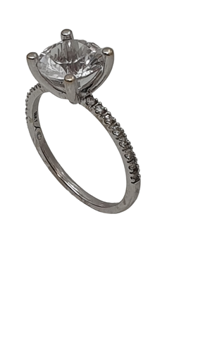 Anillo Oro SORTIJA CON 16 DIAMANTES Y 1 TOP