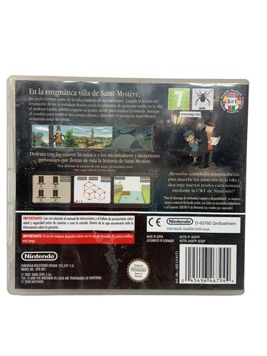 Videojuego NINTENDO DS EL PROFESOR LAYTON