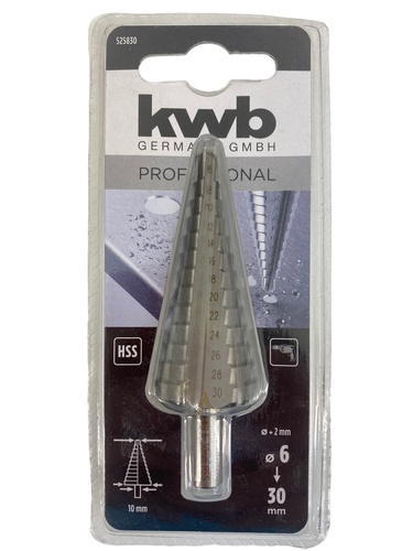 BROCA ESCALONADA KWB HSS 525830