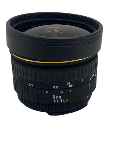 Objetivo SIGMA 8MM 1.4  D EX FISHEYE PARA N