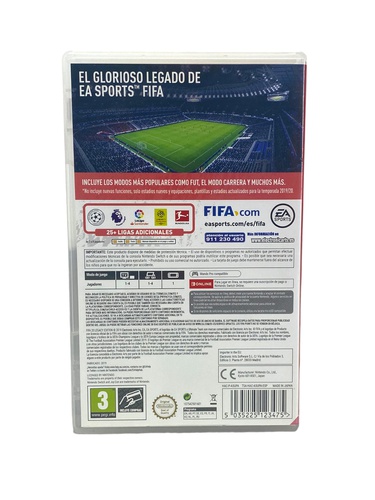 Videojuego NINTENDO SWITCH FIFA 20