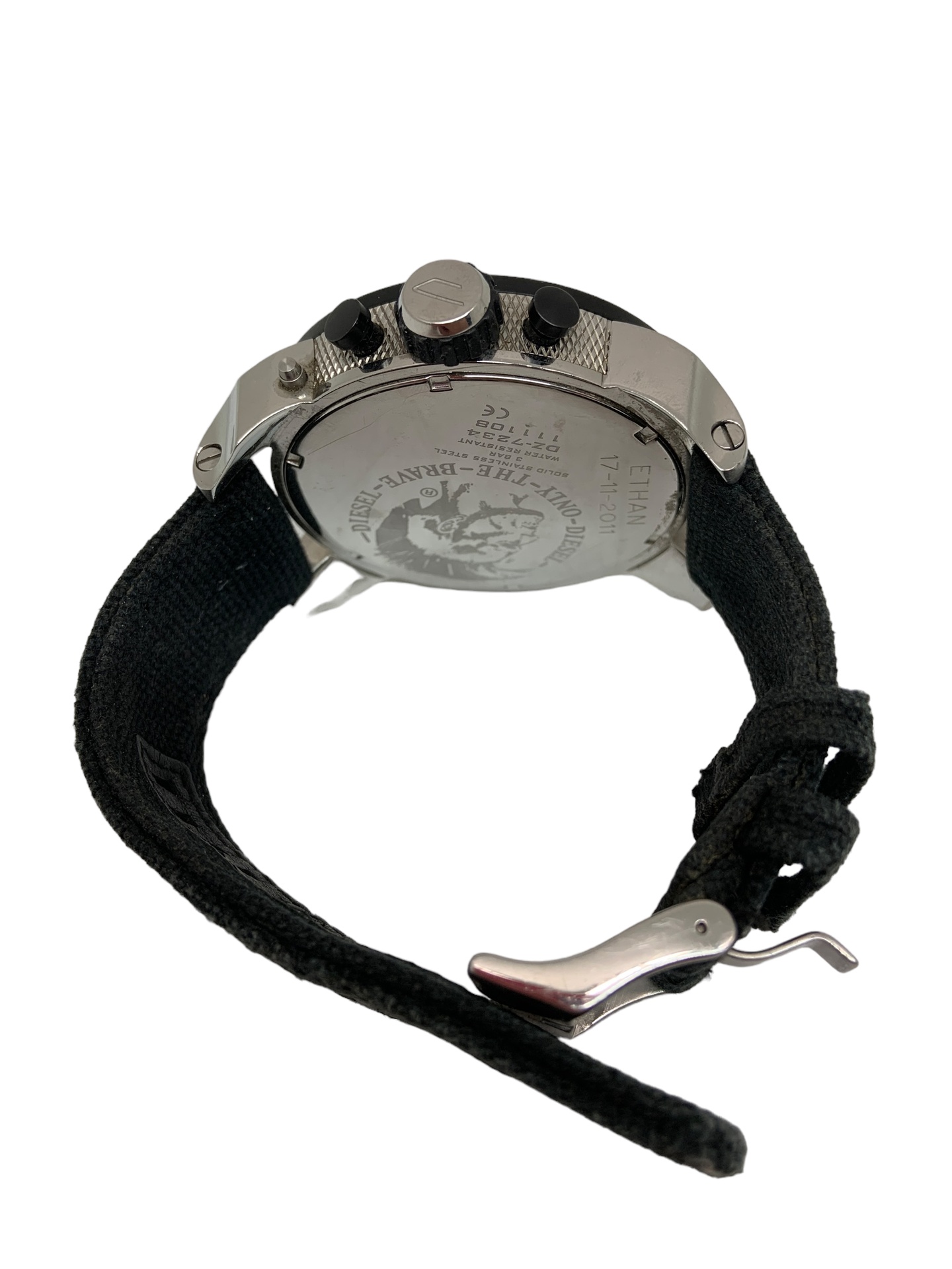 DIESEL DZ-7234 Caja de acero de 57mm, movimiento cuarzo, esfera