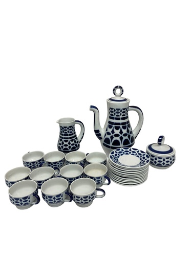 Cerámica SARGADELOS JUEGO CAFE 12 SERVICIOS