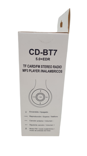 Auricular HIFI EUROTEC CD-BT7 Inalámbrico