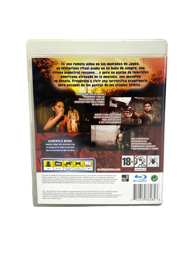 Videojuego SONY PS3 SIREN BLOOD CURSE Plays