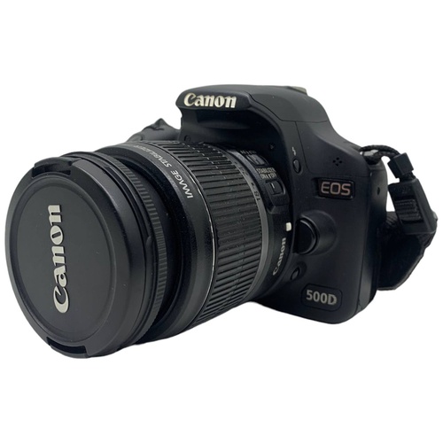 CÁMARA RÉFLEX CANON  EOS 500D + 18-55MM