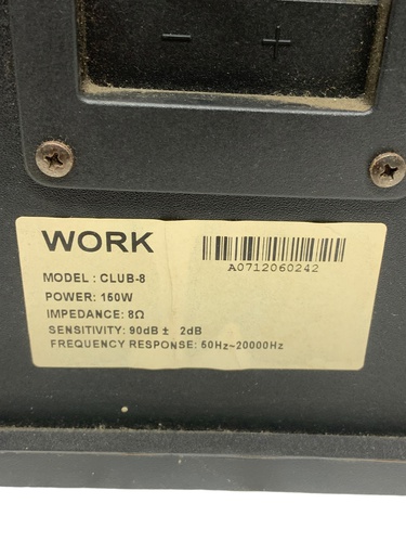 Altavoces HIFI WORK CLUB 8