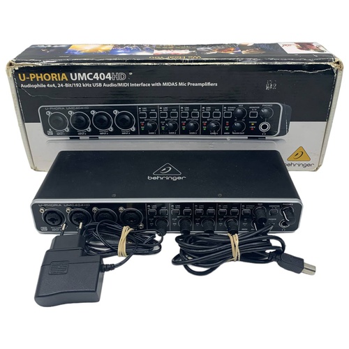 INTERFAZ AUDIO BEHRINGER U-PHORIA UMC404HD
