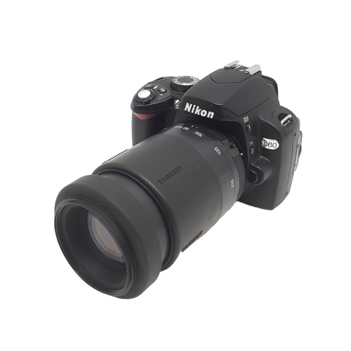 Cámara Réflex NIKON D60 80-210 mm SD Con Ob