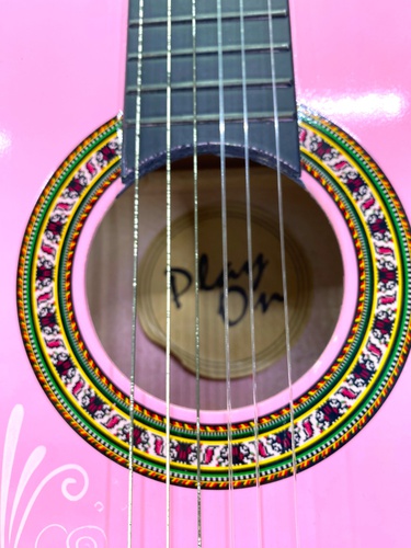 Guitarra Clásica PLAY ON GUITARRA ROSA