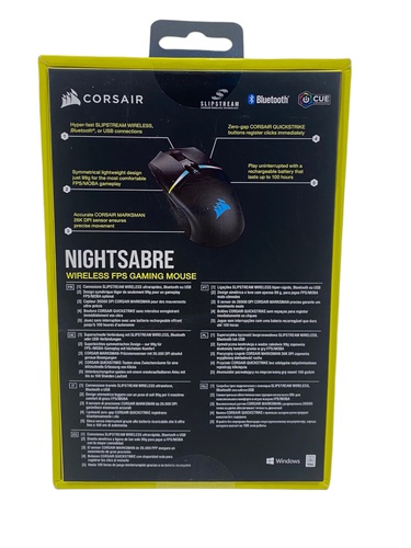 Ratón CORSAIR NIGHT SABRE Gaming Inalámbric