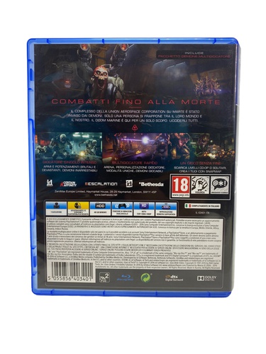 Videojuego SONY PS4 DOOM